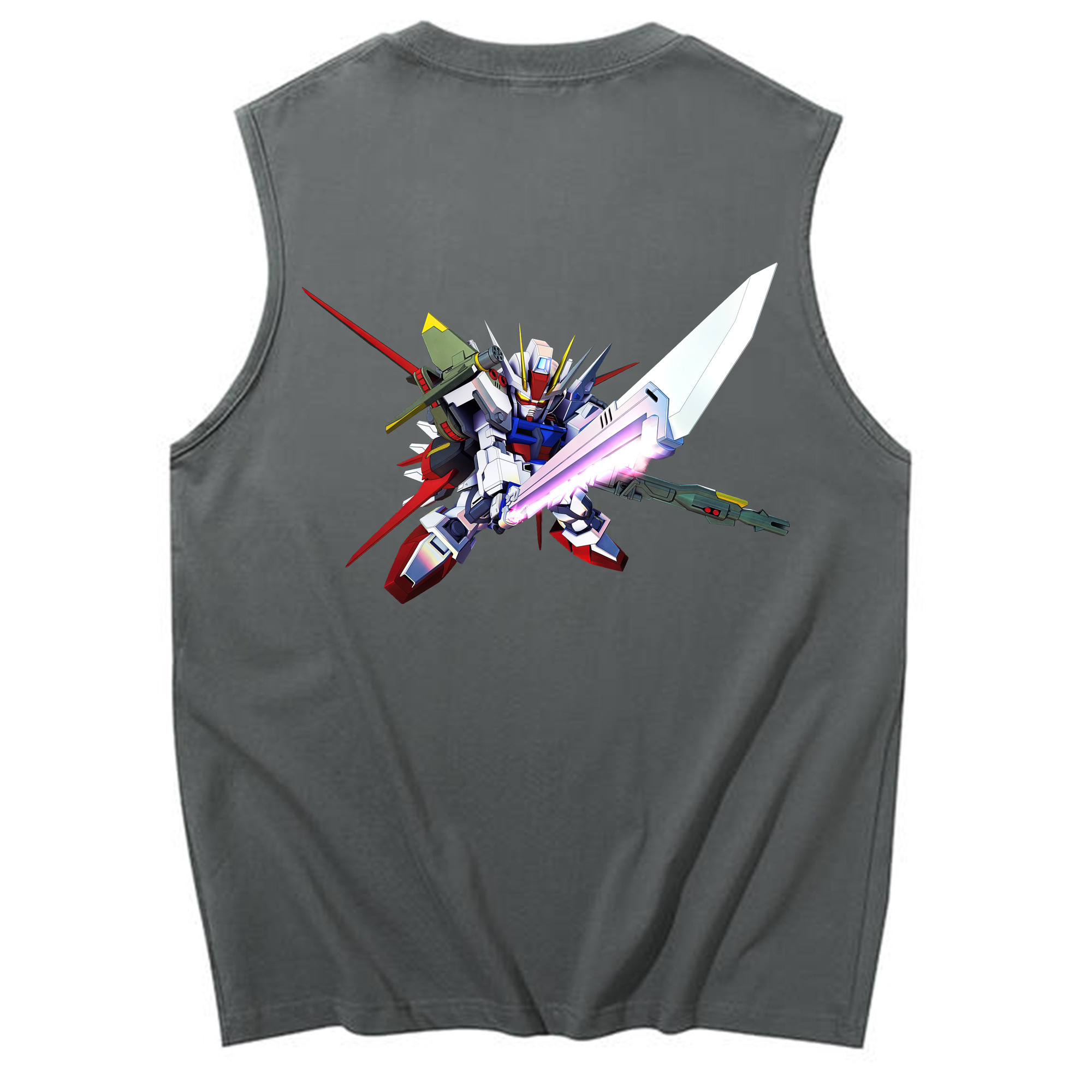 （画像用） 機動戦士ガンダム Mobile Suit Gundam コットン100％タンクトップ（背面プリント）